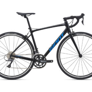 Venta de bicicleta Giant Contend 2 negra y azul en la tienda de ciclismo Dalle Pedal