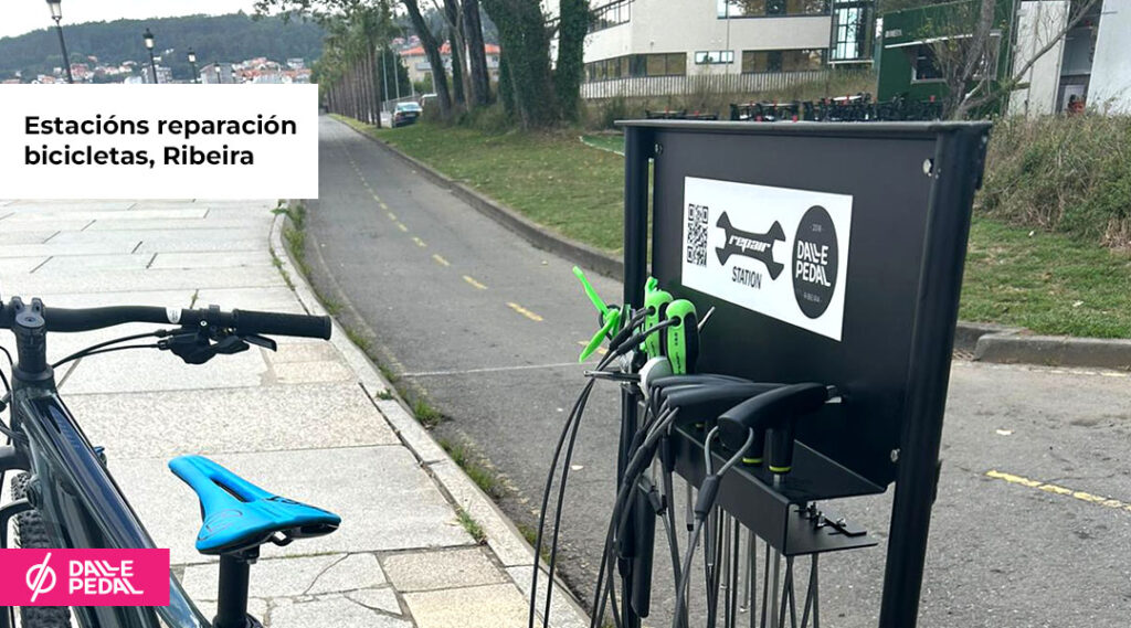 4 Estacións reparación bicicletas Ribeira Quintena Ribeira Dalle Pedal